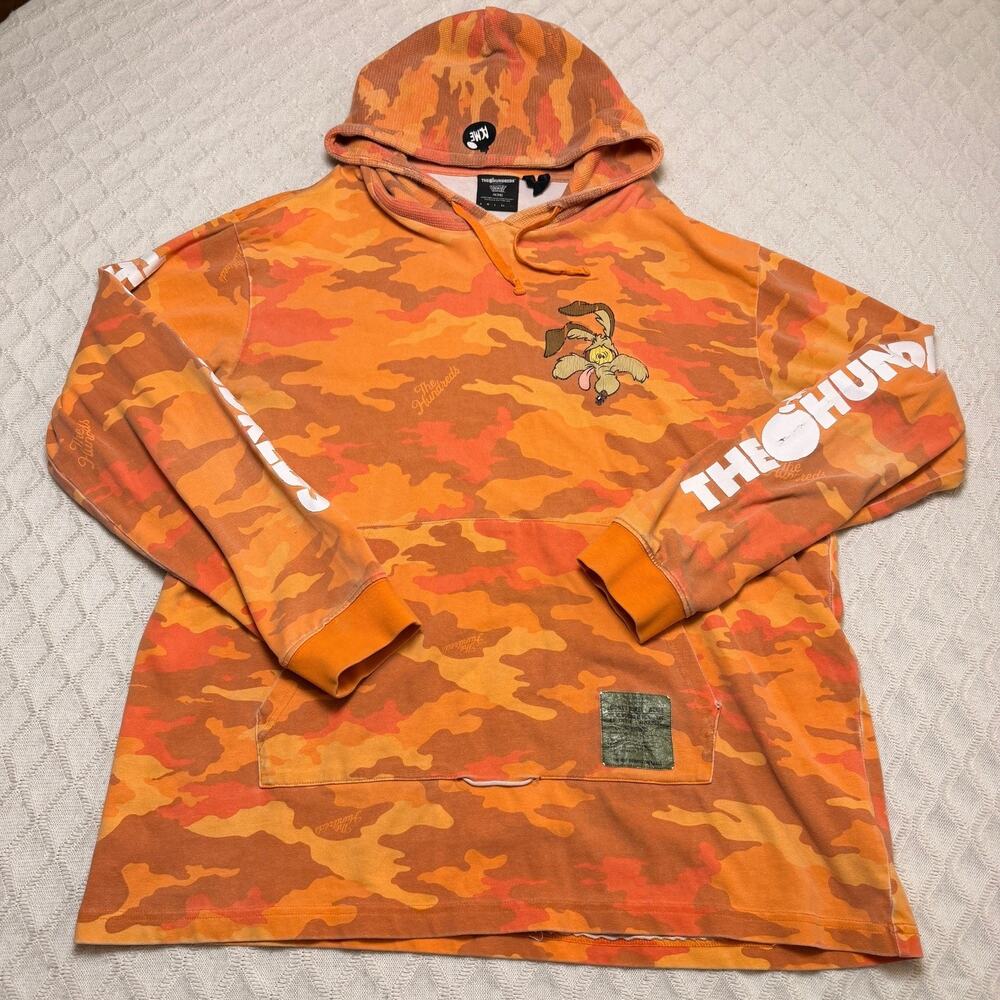 THE HUNDREDS X ACME DYNAMITE Wile E Coyote Road Runner Looney Tunes Hoodie 2XL